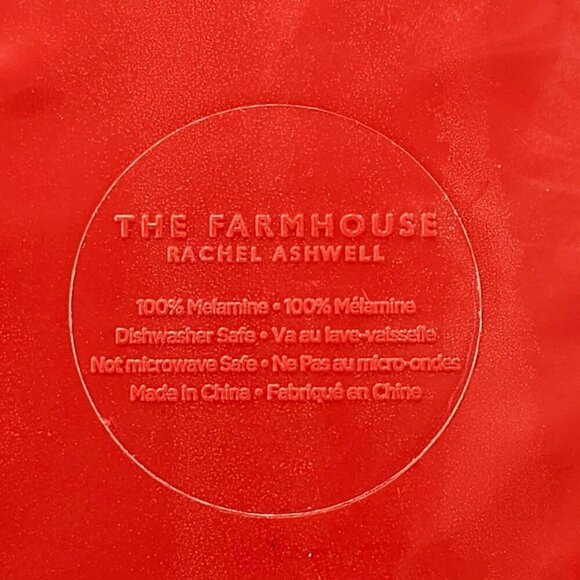 The Farmhous Melamine Rectangle Serving Platter by Rachel Ashwell 19 X 7.75 in - Picture 3 of 7